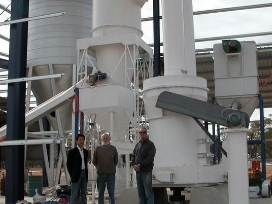 高壓磨粉機，專利改進磨粉機械